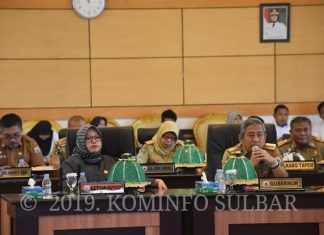 DPRD dan Pemerintah Pemprov Sulbar, Rapat Koordinasi dan Review Instansi Vertikal tahun 2018 dan Rencana Kerja Tahun 2019