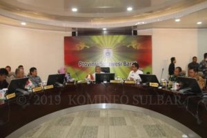 Wakil Ketua DPRD Sulbar Mengikuti Rapat Jelang Pemilu di Kantor Gubernur Sulbar