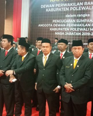 Resmi, 45 Anggota Dewan Perwakilan Rakyat Kabupaten Polewali Mandar Periode:2019/2024