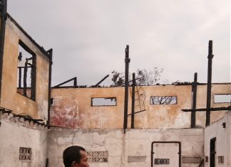 Kebaran Di Kecamatan Luyo,: Dua Buah Rumah Habis.
