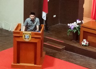 Ketua DPRD, Memimpin Jalannya Sidang Paripurna.