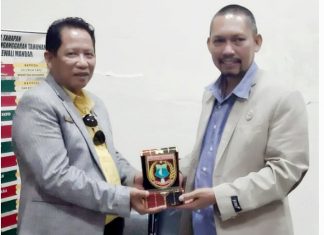 Wakil Ketua II DPRD Polewali Mandar,: Menerima Kunjungan Kerja Wakil Ketua Komisi III DPRD Kutim.