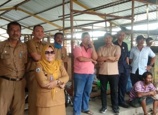 Ketua DPRD Polman,” Meninjau Lokasi Kebakaran : Pasar Tinambung