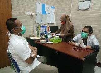 Antisipasi Penyebaran Virus Corona, “DPRD Polman : Tes Suhu Badan Dan Tensi